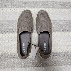 ❤️2/$30🩷ESPRIT Taupe Woven Espadrilles | 7.5